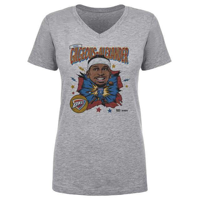 Shai Gilgeous-Alexander Women's V-Neck T-Shirt | 500 LEVEL