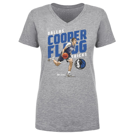 Cooper Flagg Women's V-Neck T-Shirt | 500 LEVEL