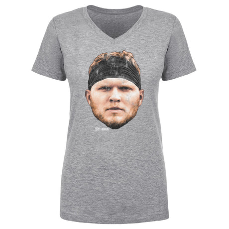 Aidan Hutchinson Women's V-Neck T-Shirt | 500 LEVEL