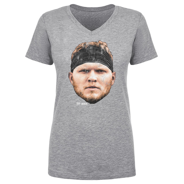 Aidan Hutchinson Women's V-Neck T-Shirt | 500 LEVEL