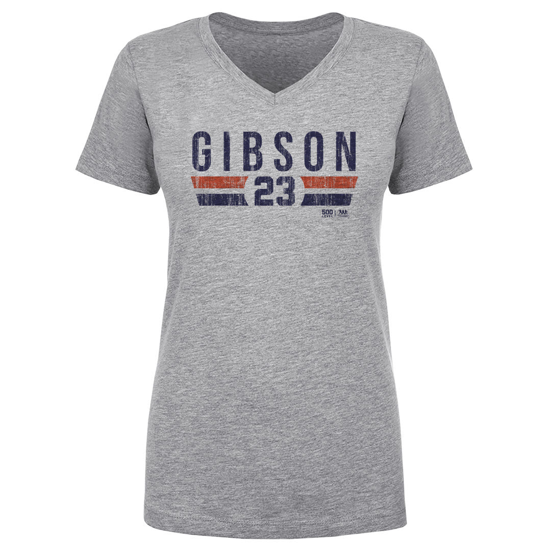 Kirk Gibson Women's V-Neck T-Shirt | 500 LEVEL