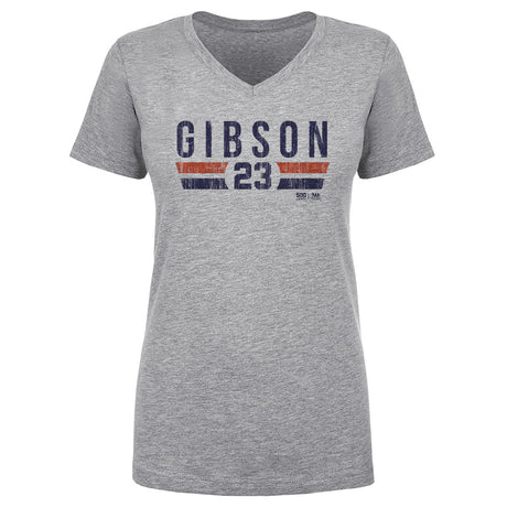 Kirk Gibson Women's V-Neck T-Shirt | 500 LEVEL