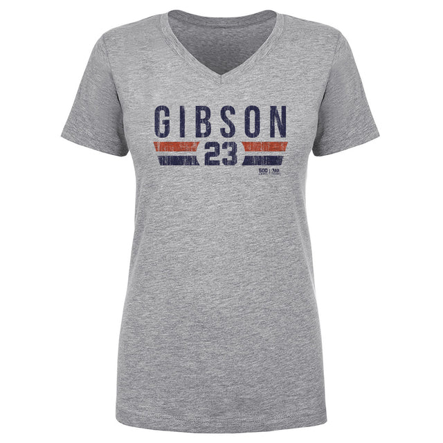 Kirk Gibson Women's V-Neck T-Shirt | 500 LEVEL