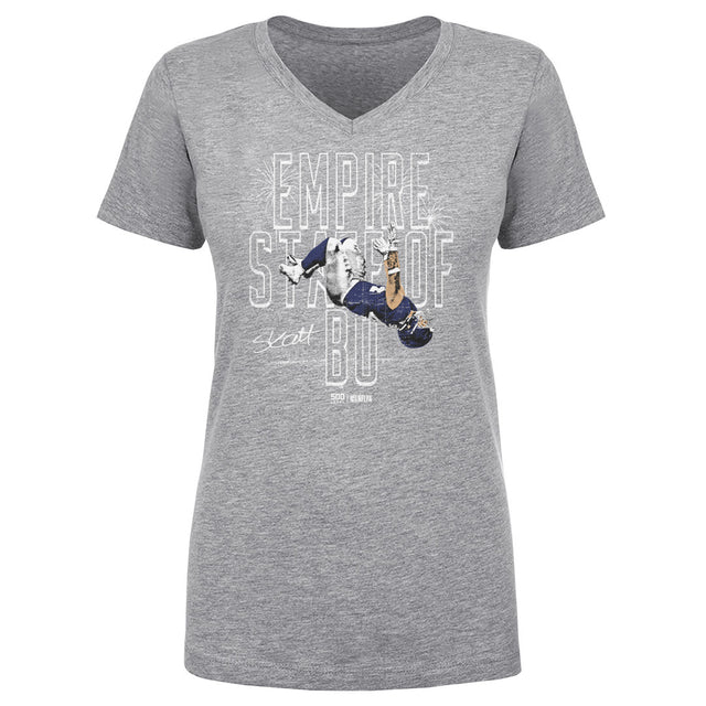 Cam Skattebo Women's V-Neck T-Shirt | 500 LEVEL