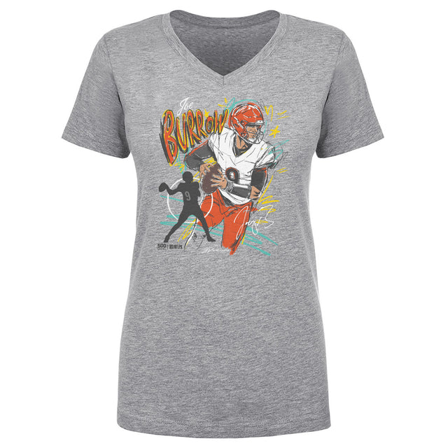 Joe Burrow Women's V-Neck T-Shirt | 500 LEVEL