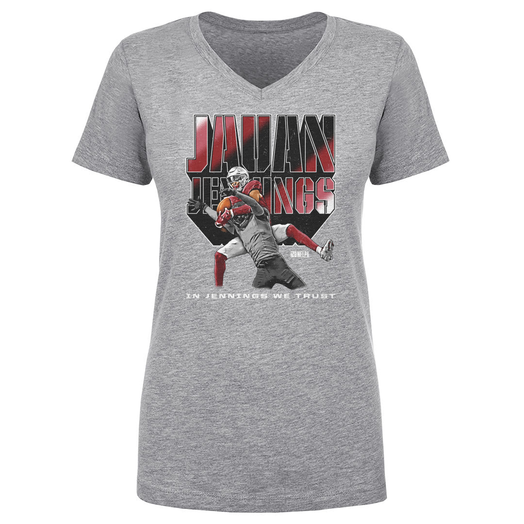 Jauan Jennings Women's V-Neck T-Shirt | 500 LEVEL