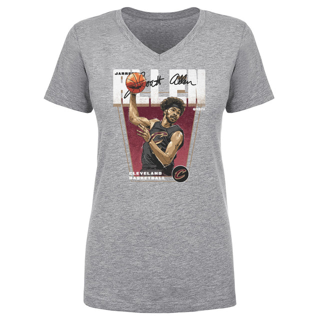 Jarrett Allen Women's V-Neck T-Shirt | 500 LEVEL