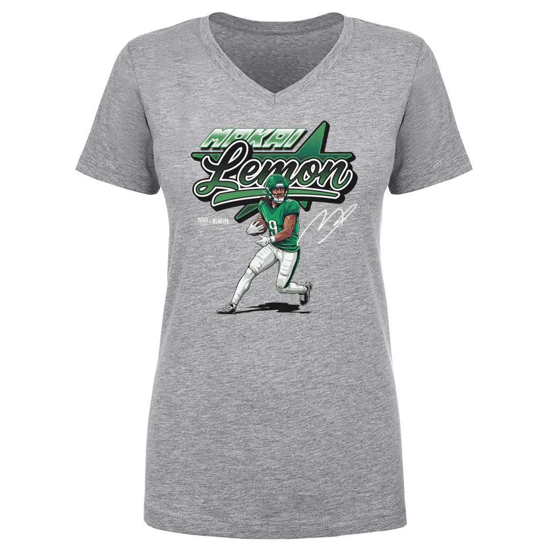 Makai Lemon Women's V-Neck T-Shirt | 500 LEVEL