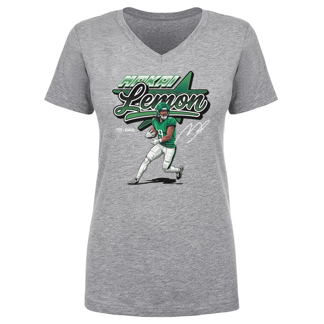 Makai Lemon Women's V-Neck T-Shirt | 500 LEVEL