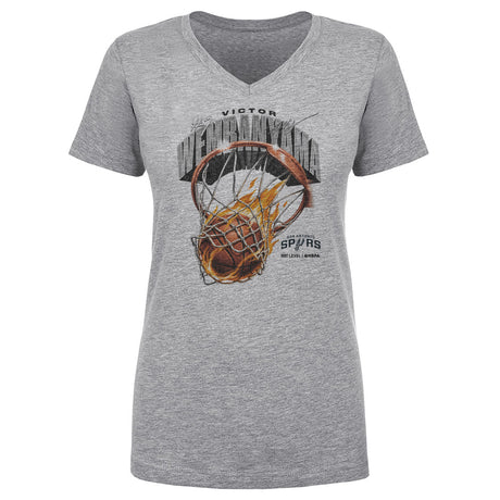 Victor Wembanyama Women's V-Neck T-Shirt | 500 LEVEL