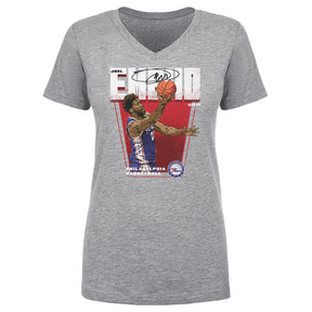 Joel Embiid Women's V-Neck T-Shirt | 500 LEVEL