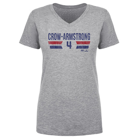 Pete Crow-Armstrong Women's V-Neck T-Shirt | 500 LEVEL