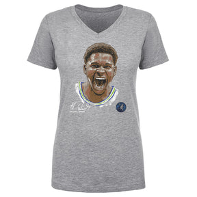 Anthony Edwards Women's V-Neck T-Shirt | 500 LEVEL