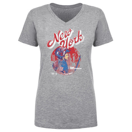 Igor Shesterkin Women's V-Neck T-Shirt | 500 LEVEL