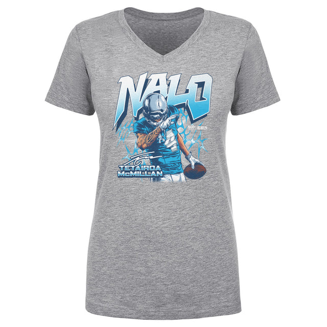 Tetairoa McMillan Women's V-Neck T-Shirt | 500 LEVEL