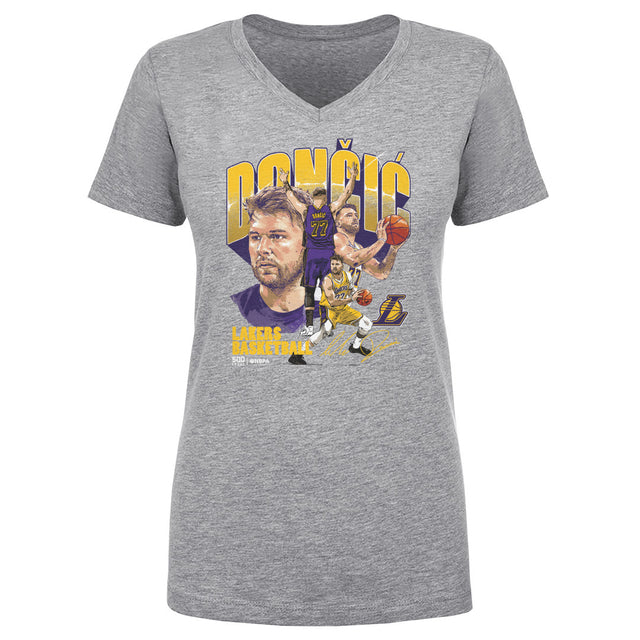 Luka Doncic Women's V-Neck T-Shirt | 500 LEVEL