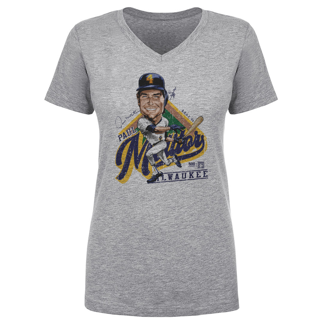 Paul Molitor Women's V-Neck T-Shirt | 500 LEVEL