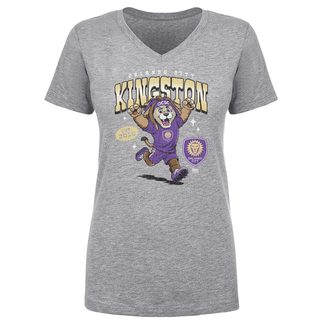 Orlando City Women's V-Neck T-Shirt | 500 LEVEL
