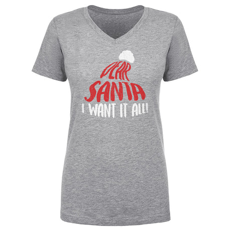 Christmas Women's V-Neck T-Shirt | 500 LEVEL
