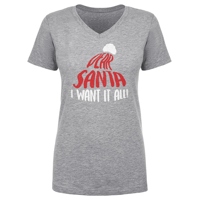 Christmas Women's V-Neck T-Shirt | 500 LEVEL