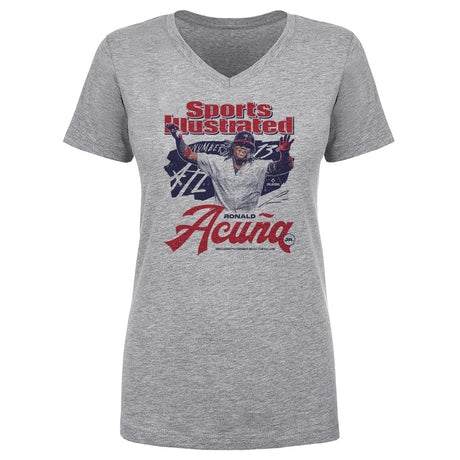 Ronald Acuna Jr. Women's V-Neck T-Shirt | 500 LEVEL