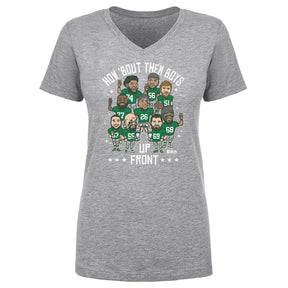 Saquon Barkley Women's V-Neck T-Shirt | 500 LEVEL