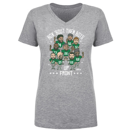 Saquon Barkley Women's V-Neck T-Shirt | 500 LEVEL