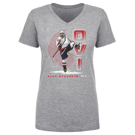 Alex Ovechkin Women's V-Neck T-Shirt | 500 LEVEL