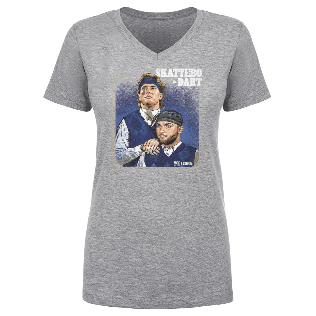 Jaxson Dart Women's V-Neck T-Shirt | 500 LEVEL