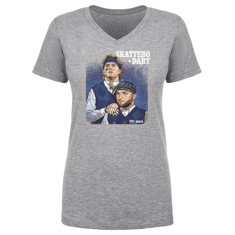Jaxson Dart Women's V-Neck T-Shirt | 500 LEVEL