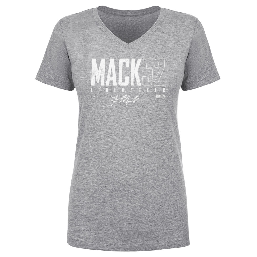 Khalil Mack Women's V-Neck T-Shirt | 500 LEVEL
