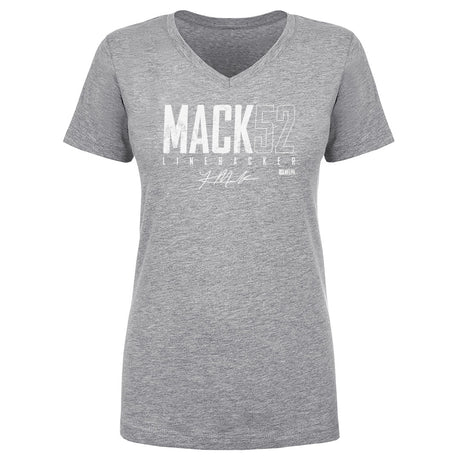 Khalil Mack Women's V-Neck T-Shirt | 500 LEVEL