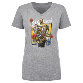 Golden State Warriors Women's V-Neck T-Shirt | 500 LEVEL