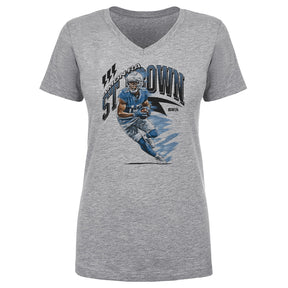 Amon-Ra St. Brown Women's V-Neck T-Shirt | 500 LEVEL