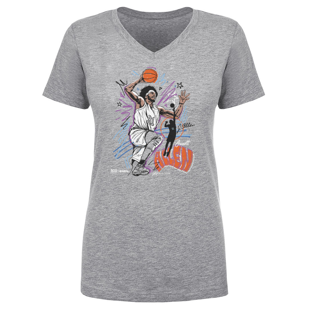 Jarrett Allen Women's V-Neck T-Shirt | 500 LEVEL