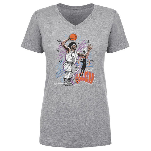Jarrett Allen Women's V-Neck T-Shirt | 500 LEVEL
