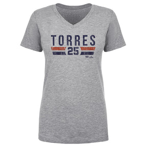 Gleyber Torres Women's V-Neck T-Shirt | 500 LEVEL