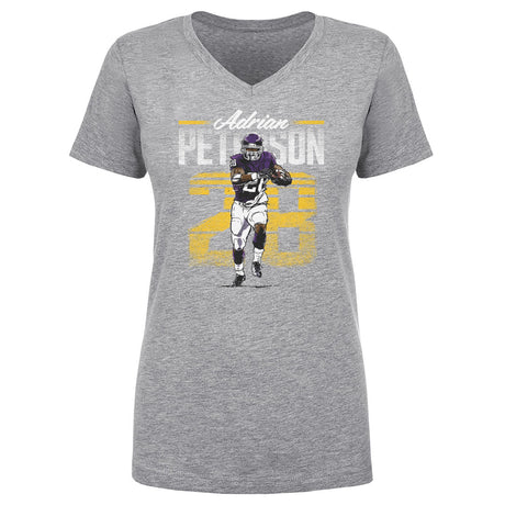Adrian Peterson Women's V-Neck T-Shirt | 500 LEVEL