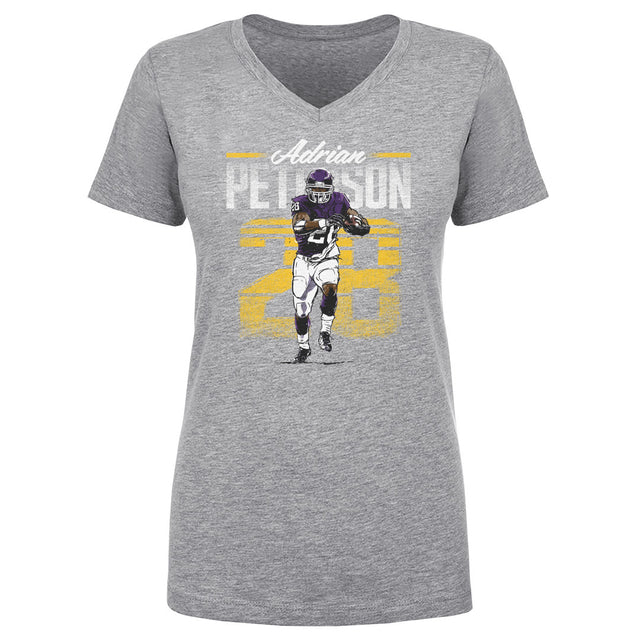 Adrian Peterson Women's V-Neck T-Shirt | 500 LEVEL