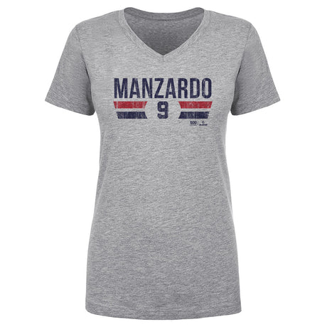 Kyle Manzardo Women's V-Neck T-Shirt | 500 LEVEL
