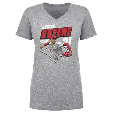 Hunter Greene Women's V-Neck T-Shirt | 500 LEVEL