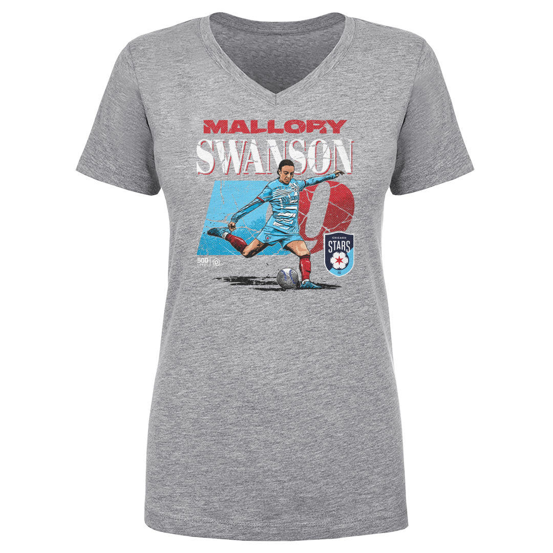 Mallory Swanson Women's V-Neck T-Shirt | 500 LEVEL