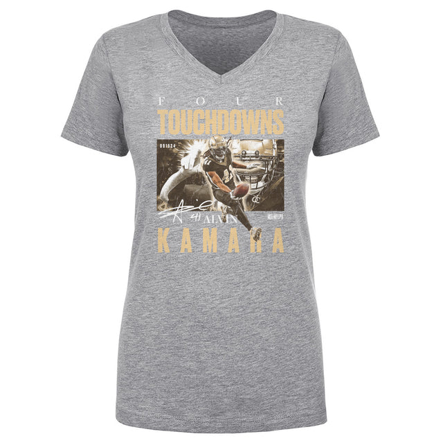 Alvin Kamara Women's V-Neck T-Shirt | 500 LEVEL