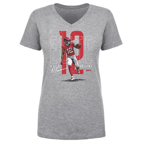 Nico Collins Women's V-Neck T-Shirt | 500 LEVEL