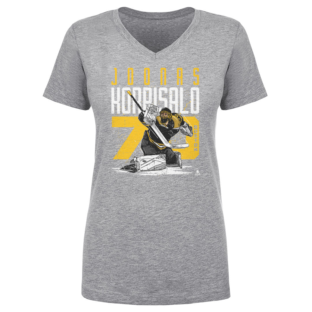 Joonas Korpisalo Women's V-Neck T-Shirt | 500 LEVEL