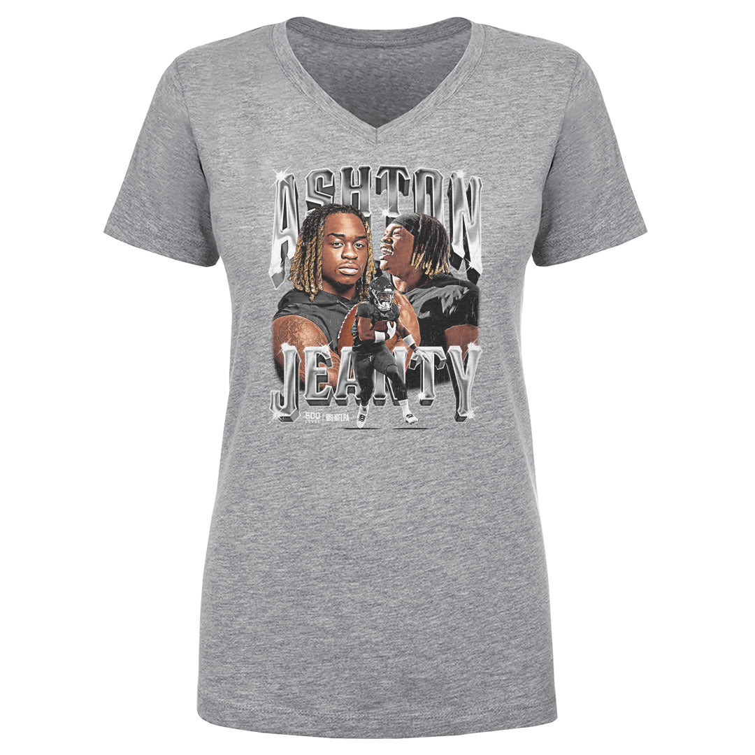 Ashton Jeanty Women's V-Neck T-Shirt | 500 LEVEL