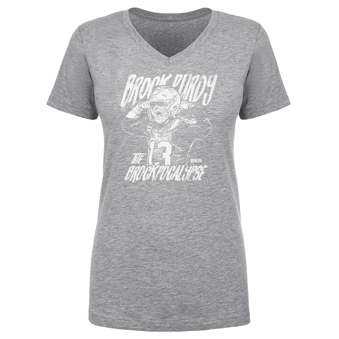 Brock Purdy Women's V-Neck T-Shirt | 500 LEVEL