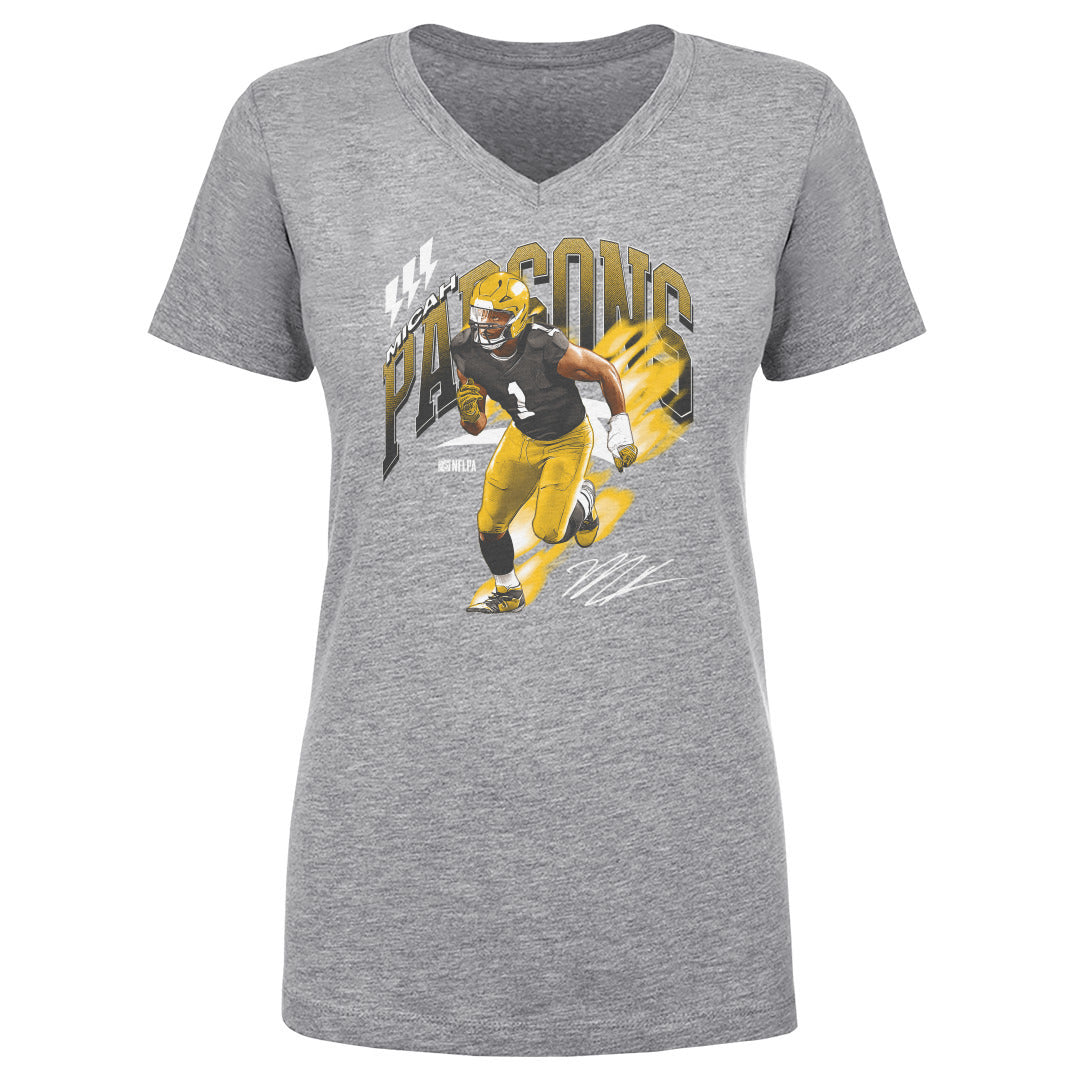 MIcah Parsons Women's V-Neck T-Shirt | 500 LEVEL