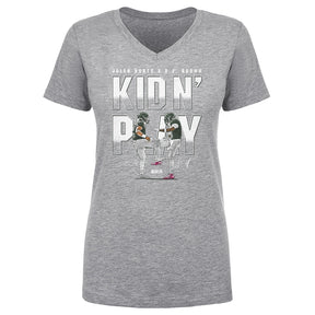 Jalen Hurts Women's V-Neck T-Shirt | 500 LEVEL