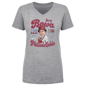 Larry Bowa Women's V-Neck T-Shirt | 500 LEVEL